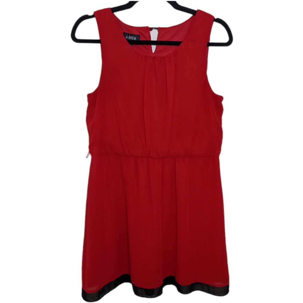 A. Byer Red & Black Dress 🔥 Size M